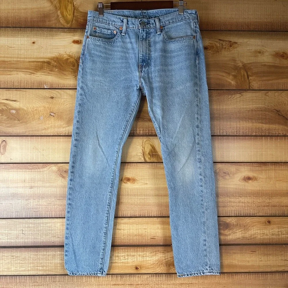VTG Levis 510 Jeans‎ Mens 31x30 Straight Stretch Light Denim Retro 80s 90s Y2K